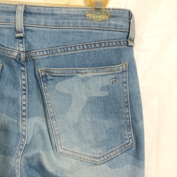 Rag & Bone Cate Mid-Rise Ankle Skinny Camo Jeans - Picture 7 of 10